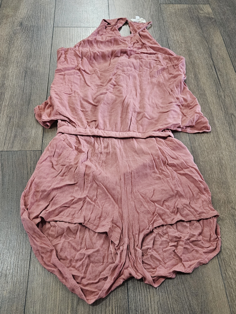 Olive & Oak Sleeveless Mauve Pink Romper